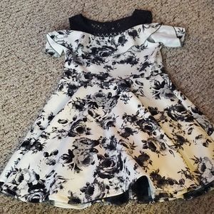 Black and white dress